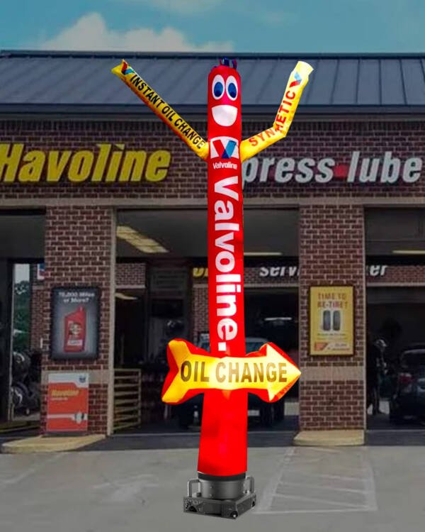 Valvoline Oil change Air dancer Inflatable Tubeman