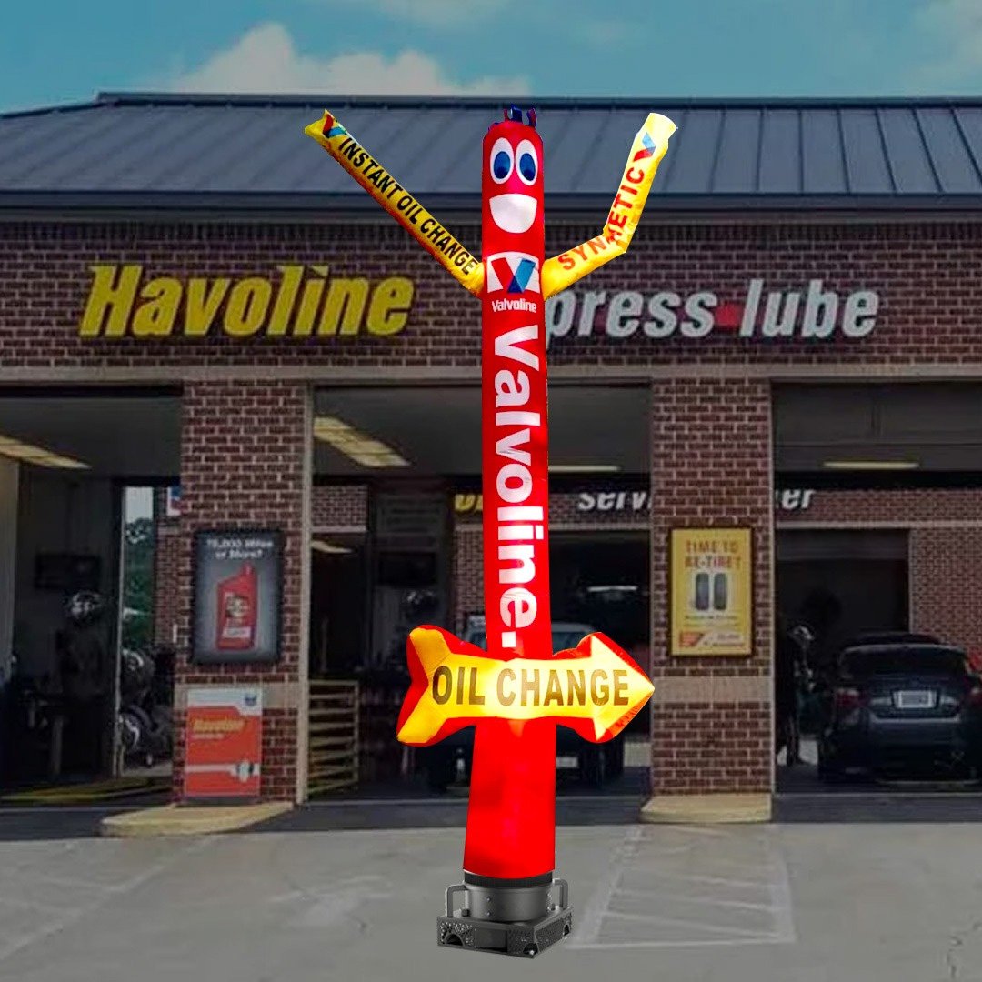 Valvoline Oil change Air dancer Inflatable Tubeman