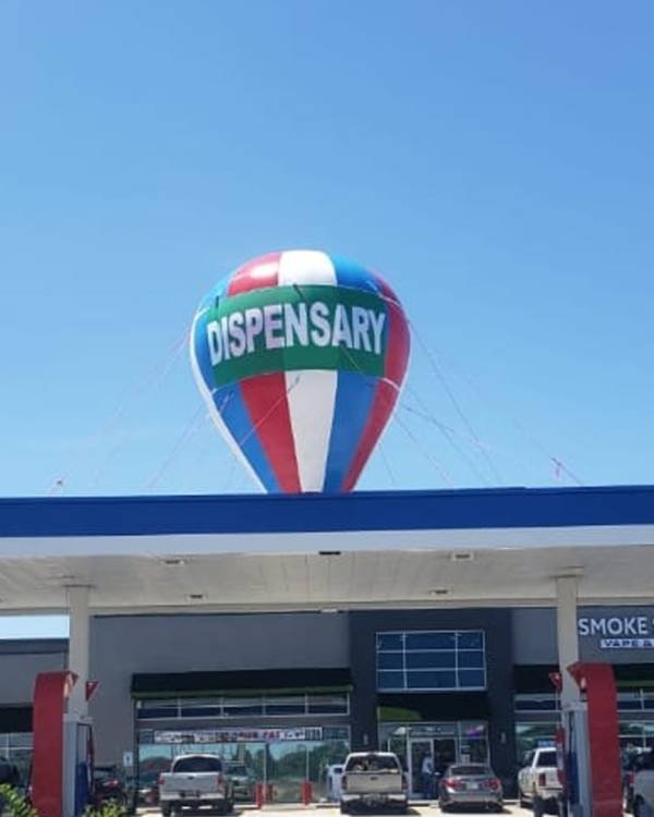 Dispensary Giant Roof Top Balloon