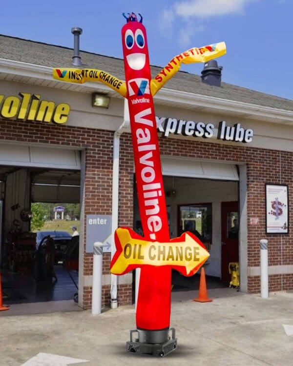 Valvoline Oil change Air dancer Inflatable Tubeman
