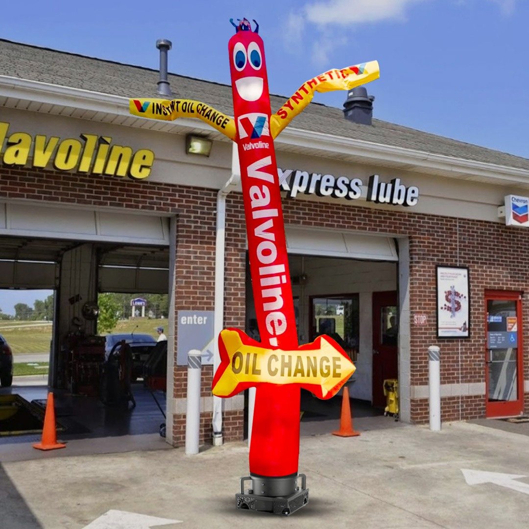 Valvoline Oil change Air dancer Inflatable Tubeman