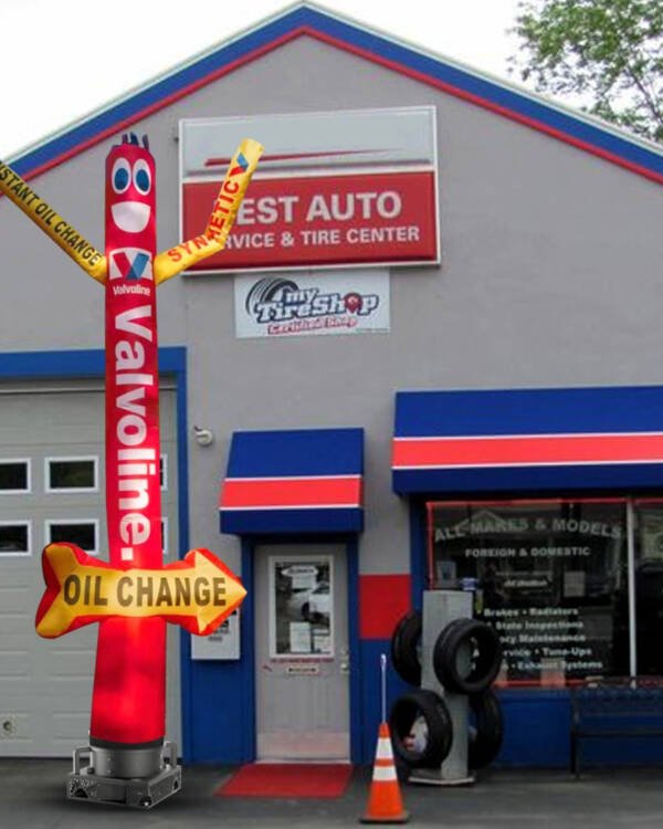 Valvoline Oil change Air dancer Inflatable Tubeman