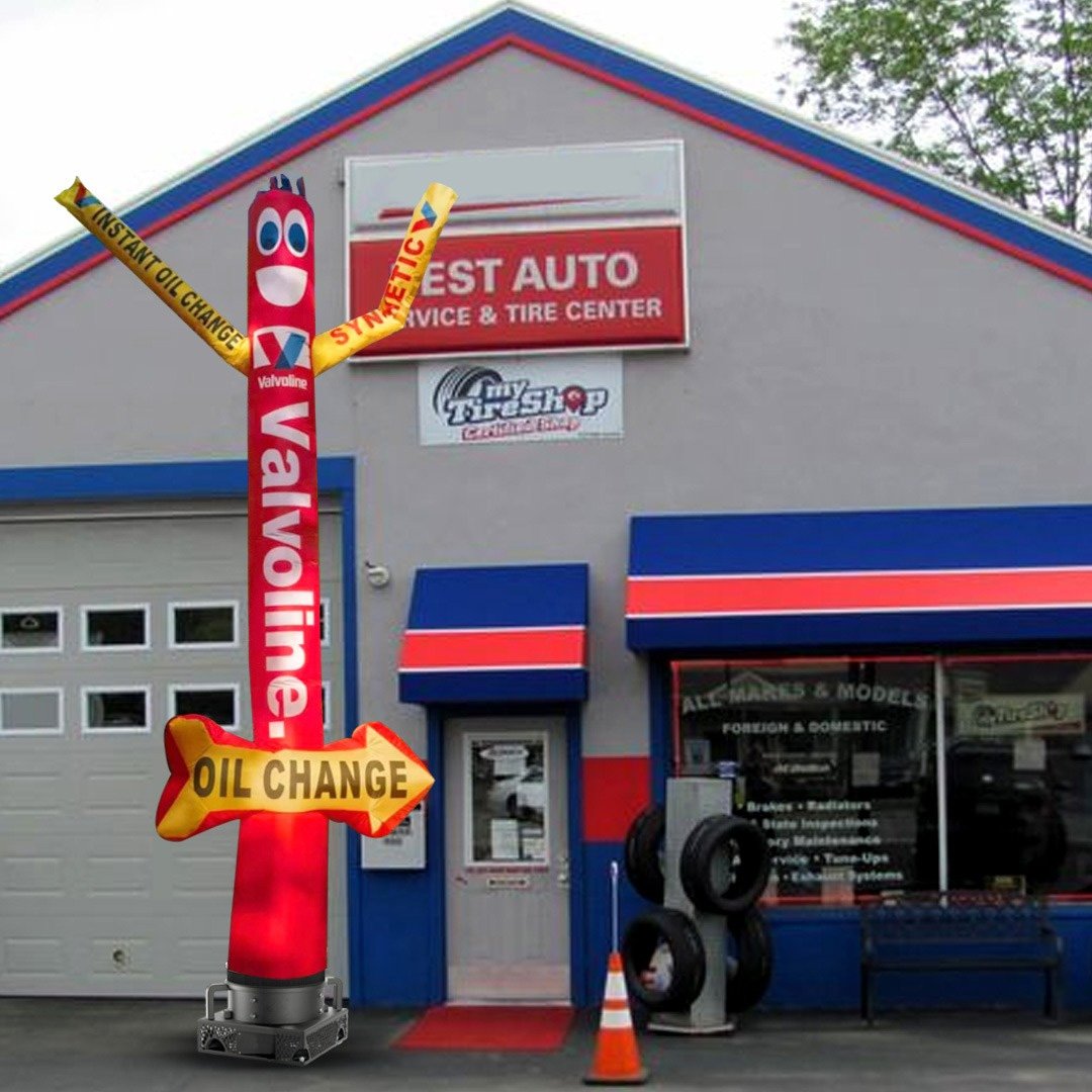 Valvoline Oil change Air dancer Inflatable Tubeman