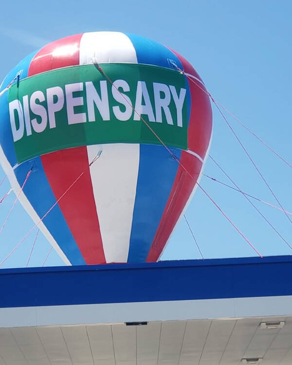 Dispensary Giant Roof Top Balloon