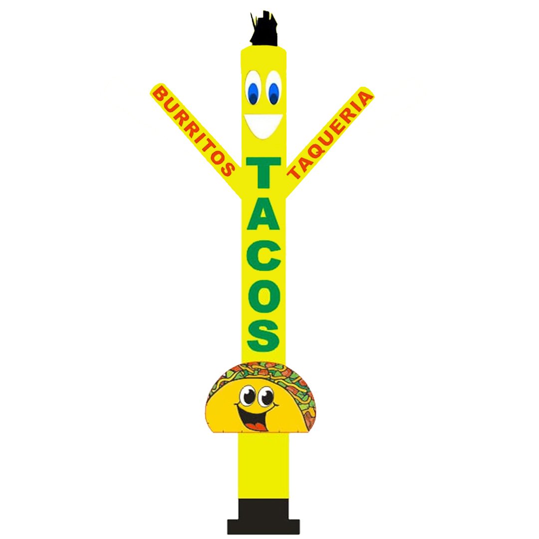 Tacos Inflatable Tube Man Dancer