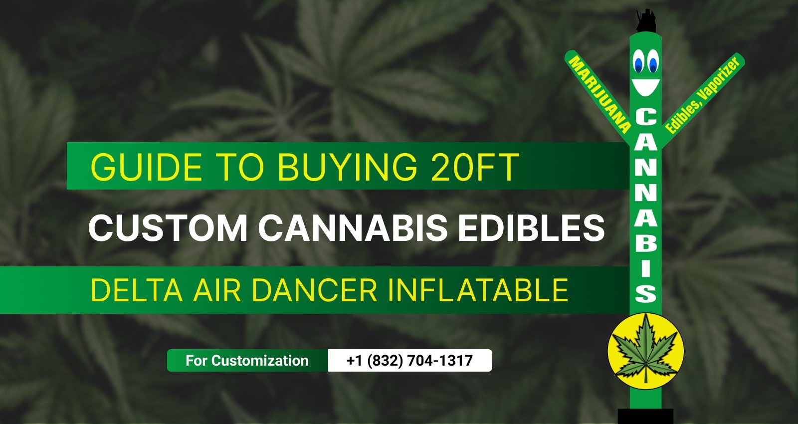 20ft Cannabis Air Dancer