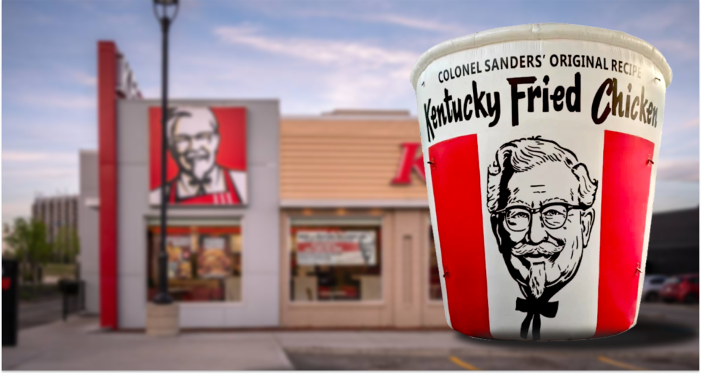 22ft KFC Giant Advertising Inflatable Bucket