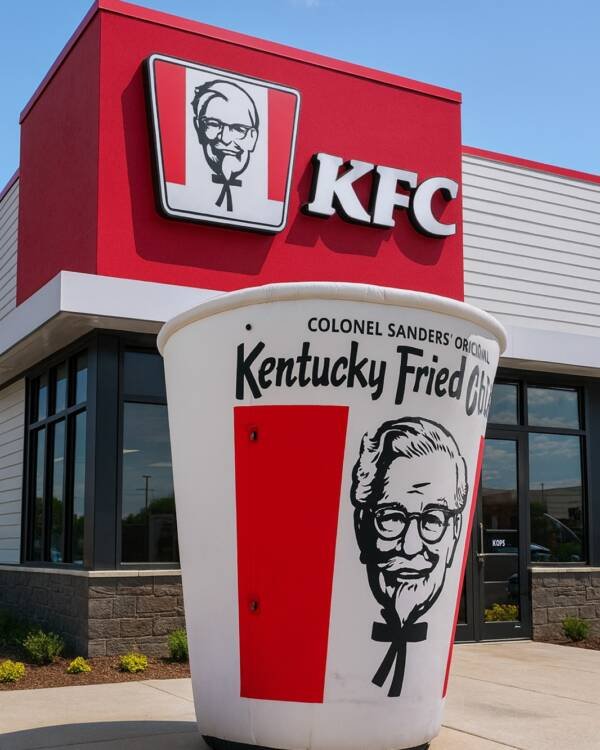 KFC Giant Advertising Bucket Balloon
