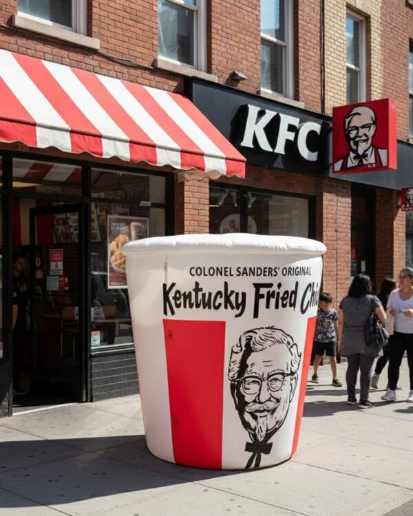 KFC Giant Advertising Bucket Balloon