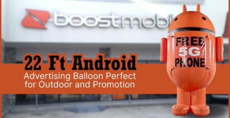 Giant Android Advertising Balloon