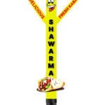 18ft Shawarma Air Inflatable Tube Man Dancer with Shawarma Sign