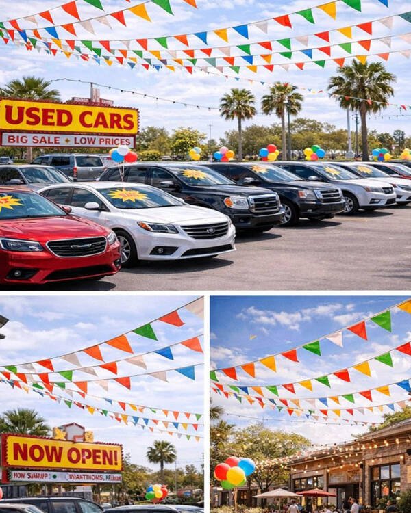 Best Grand Opening Advertising Pennant Flag