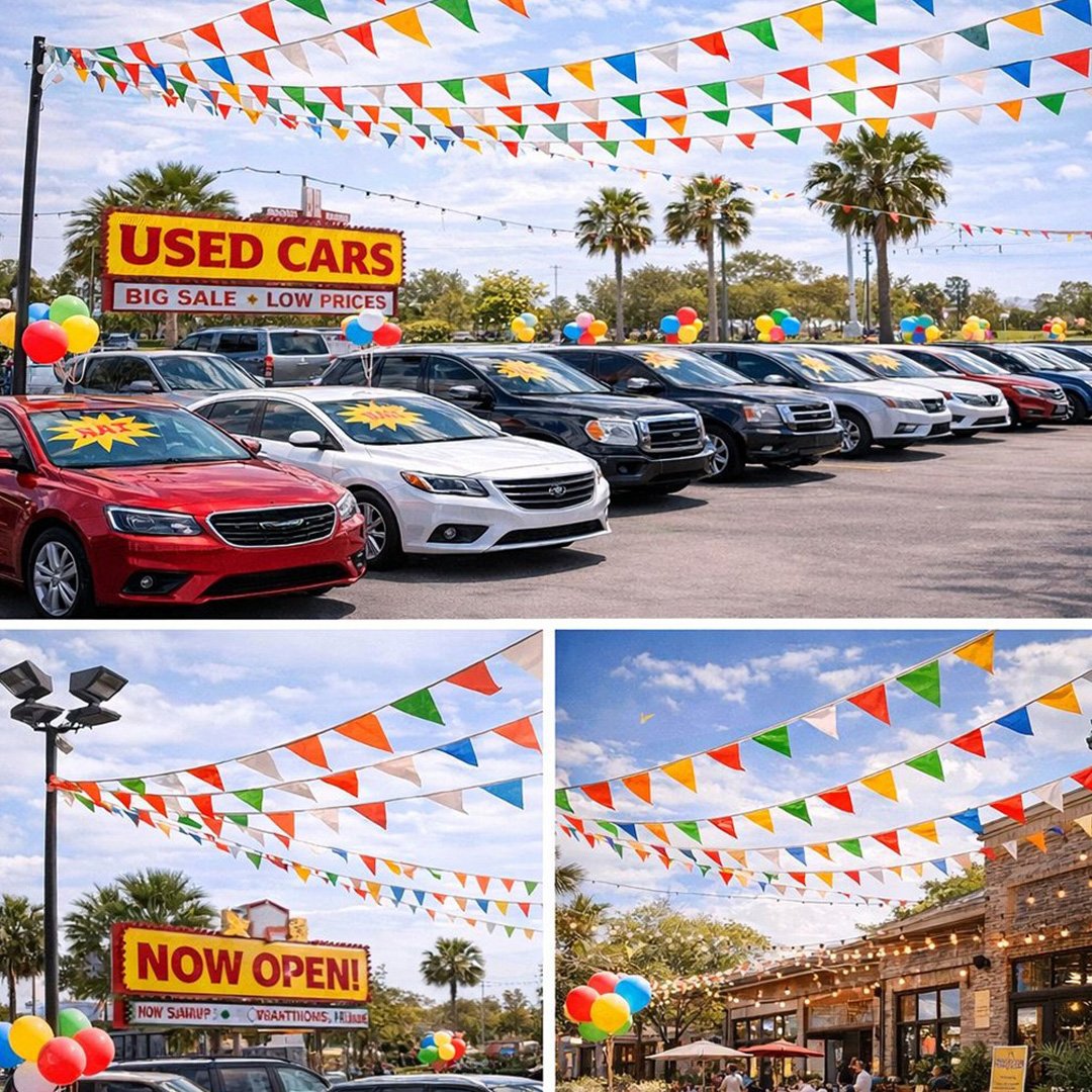 Best Grand Opening Advertising Pennant Flag