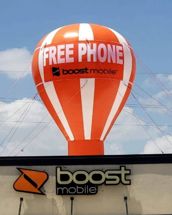 Boost Mobile Advertising Balloon