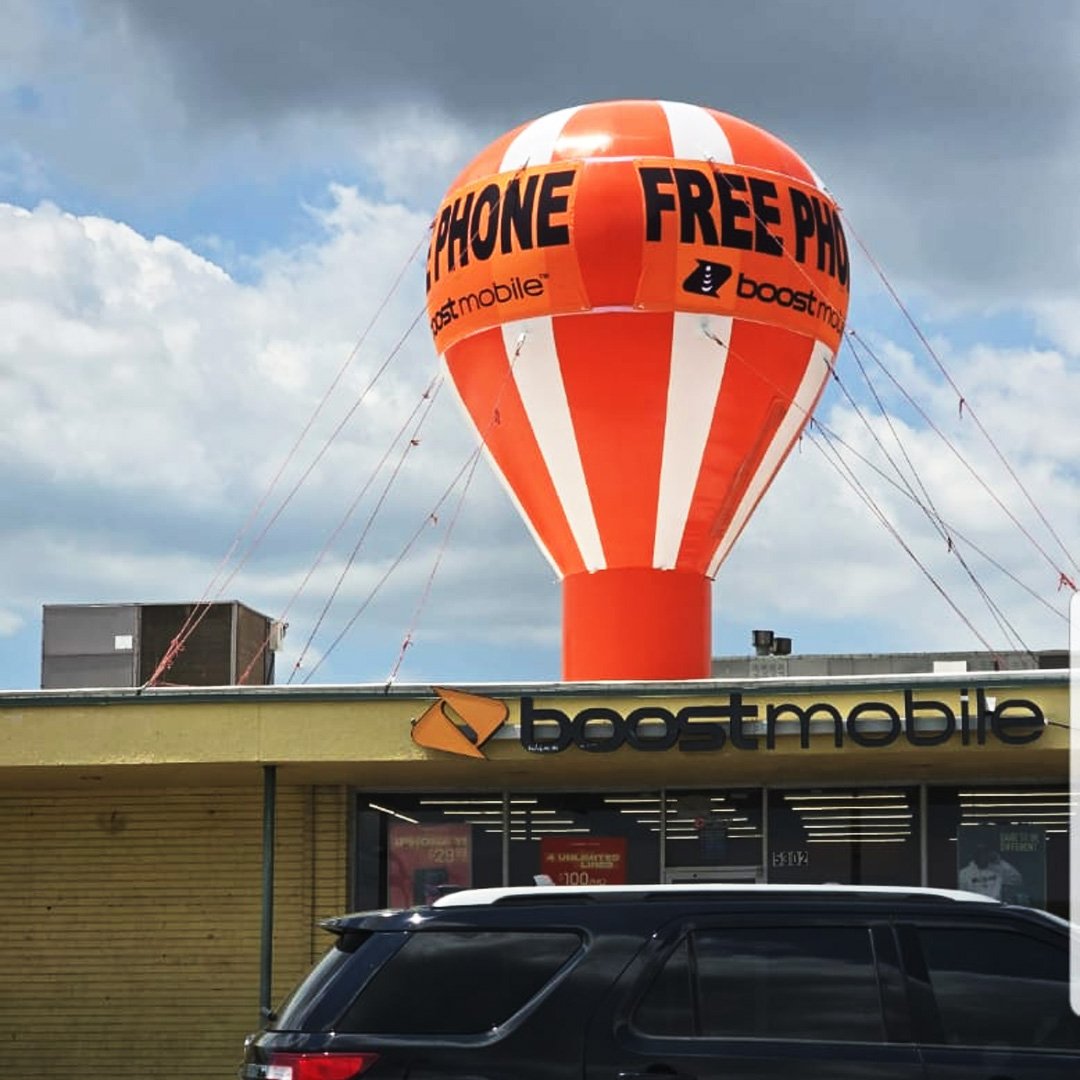 Boost Mobile Advertising Balloon