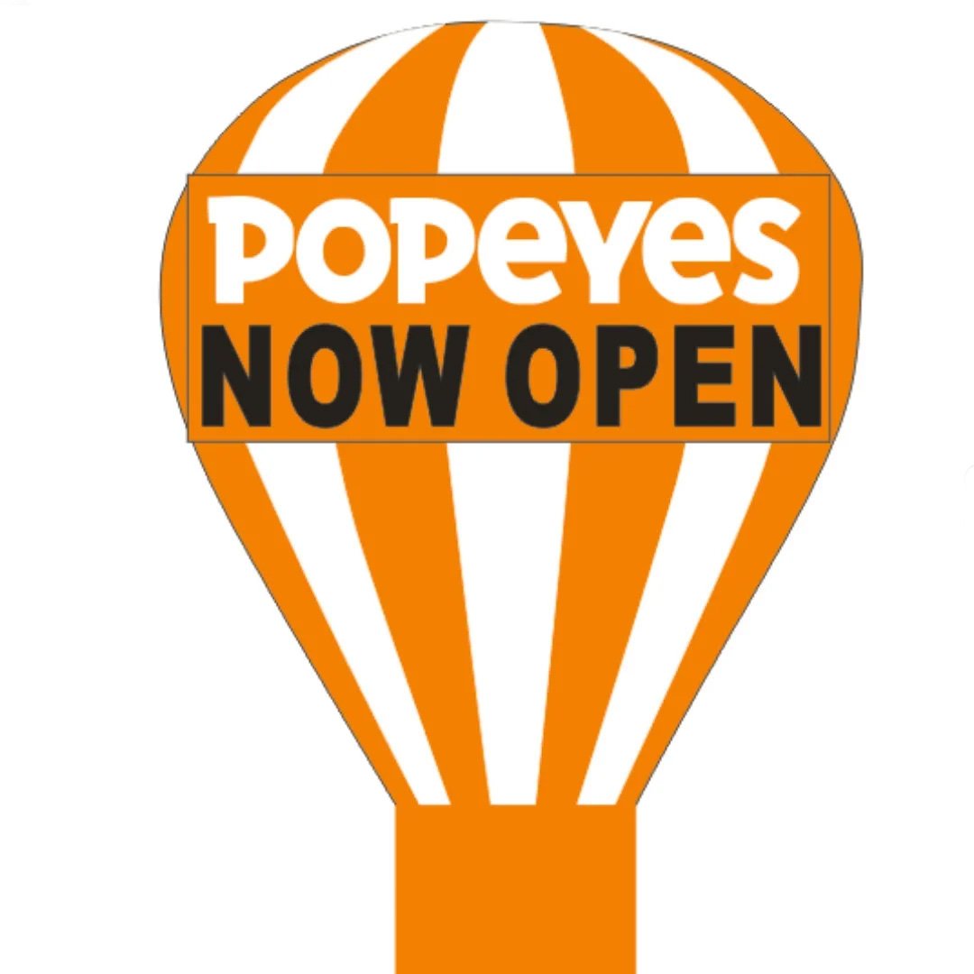 Popeye Now Open Gaint Advertising Balloon