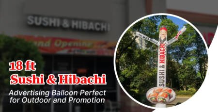 Sushi & Hibachi Inflatable tube Man