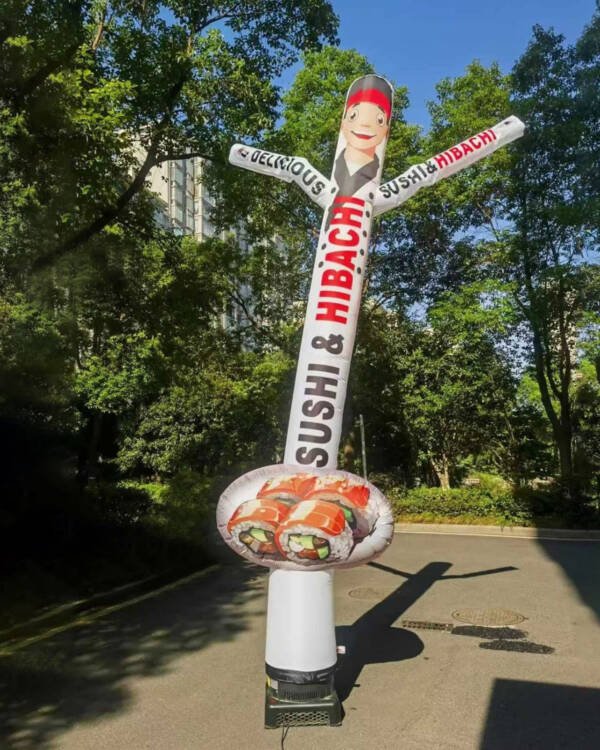 18ft Sushi & Hibachi Air Inflatable Tube Man Dancer - Image 3