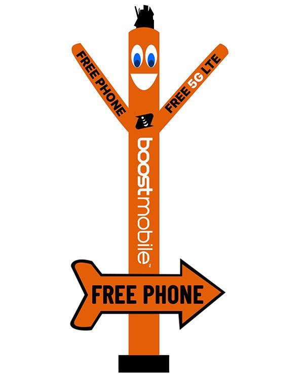 Boost Mobile Free Phone Air Dancer