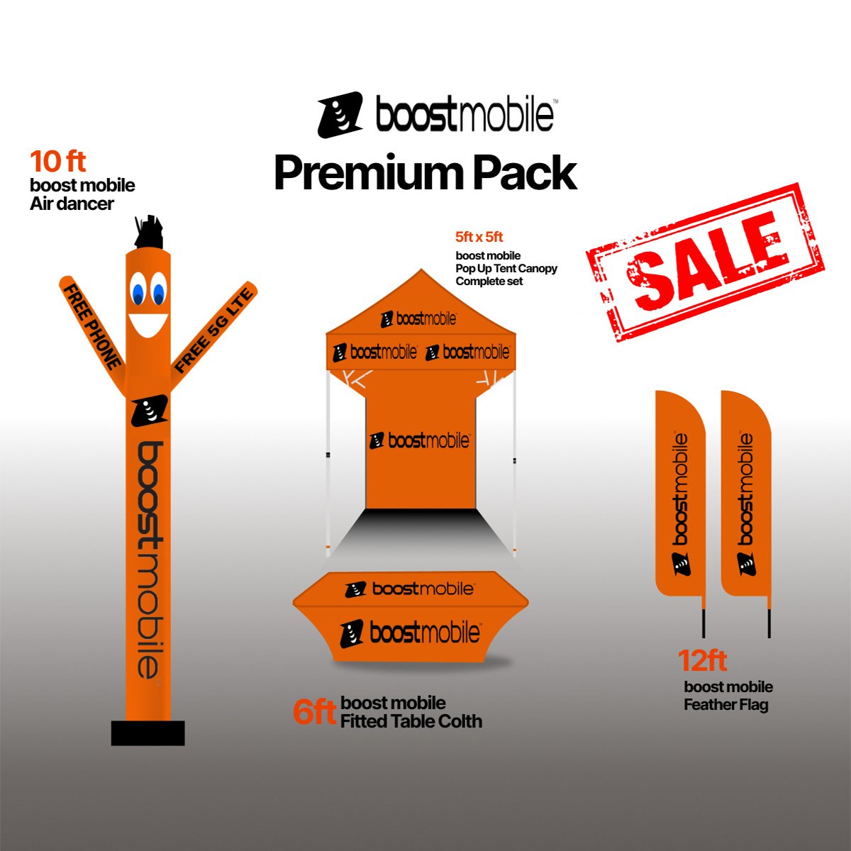 Boost Mobile Premium Marketing Pack