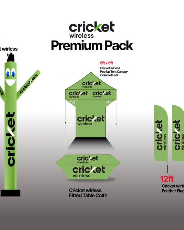 Cricket Wireless Premium Advertising Pack