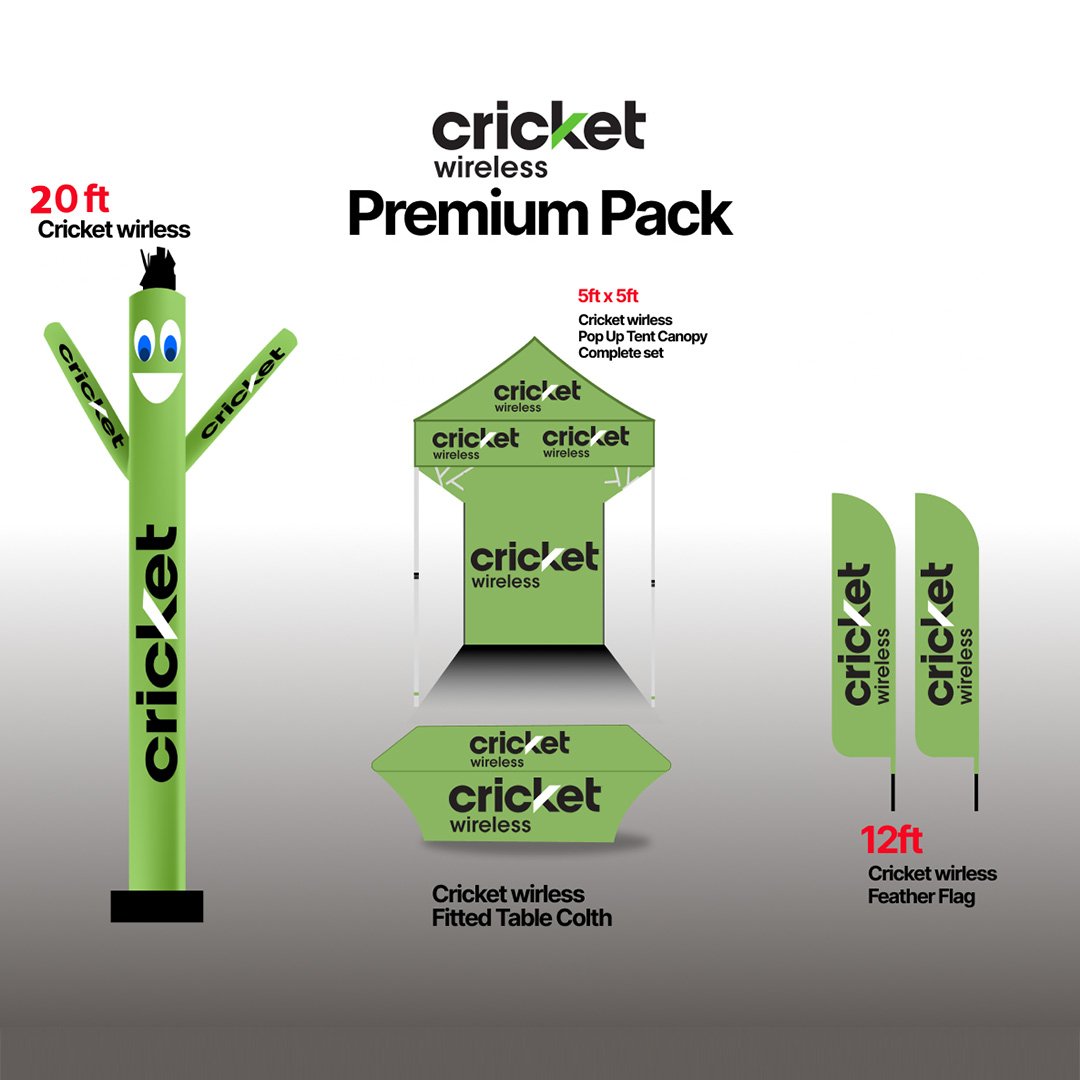 Cricket Wireless Premium Advertising Pack