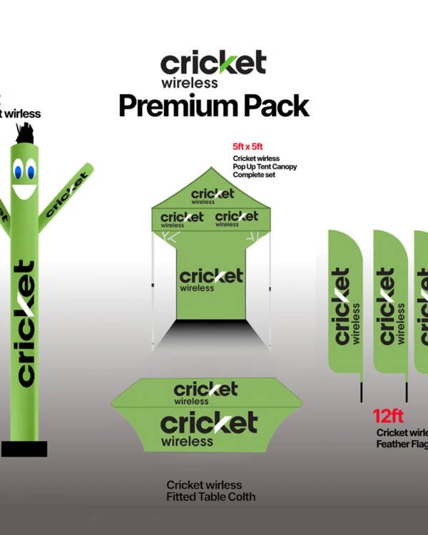 Cricket Wireless Premium Advertising Pack