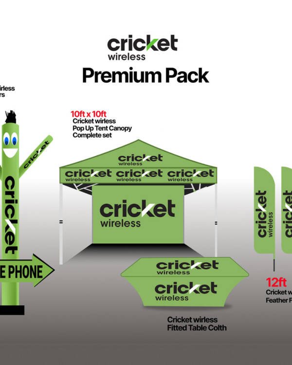 Cricket Wireless Premium Advertising Pack