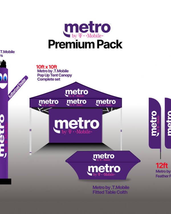 Metro by T Mobile Premium Advertising Pack