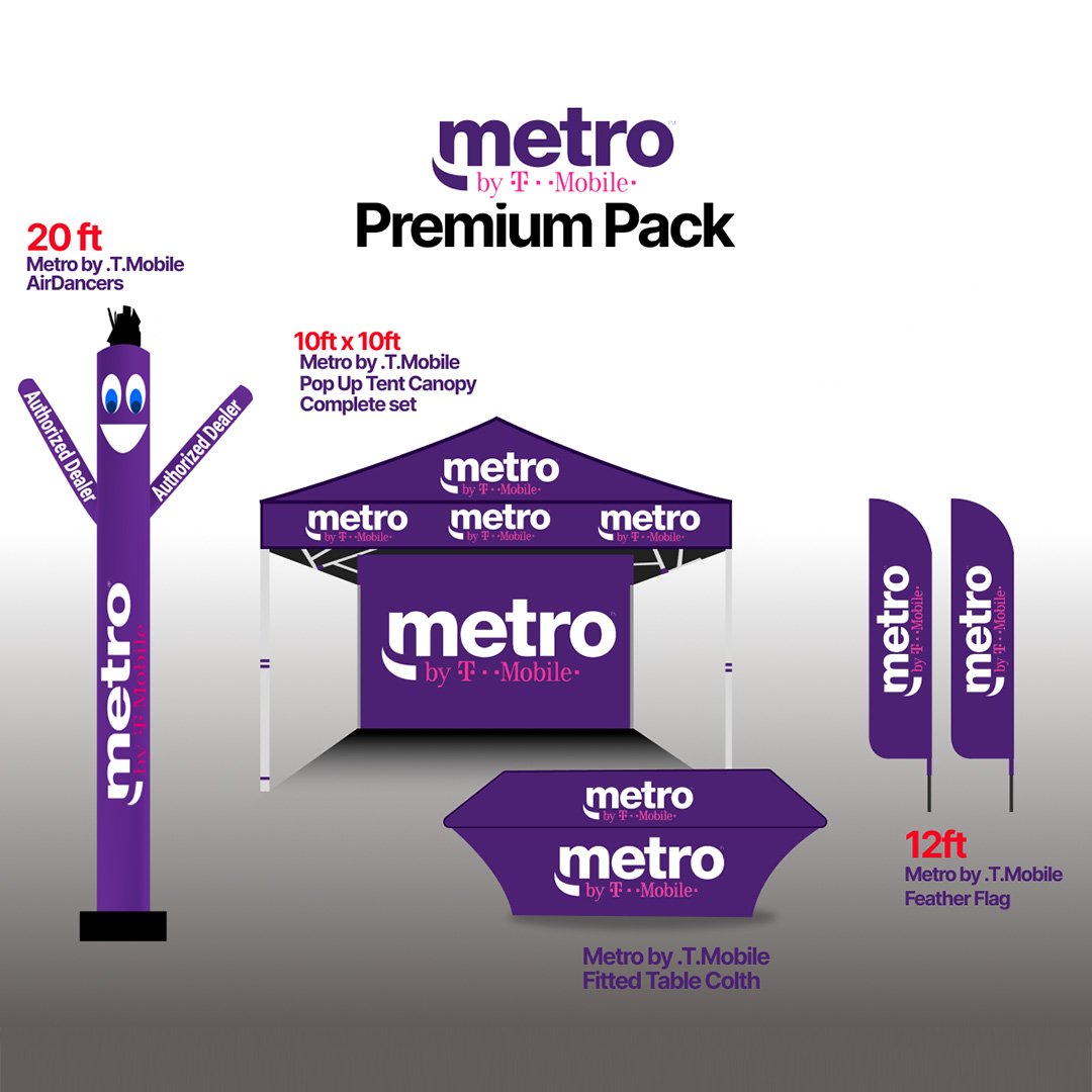 Metro by T Mobile Premium Advertising Pack