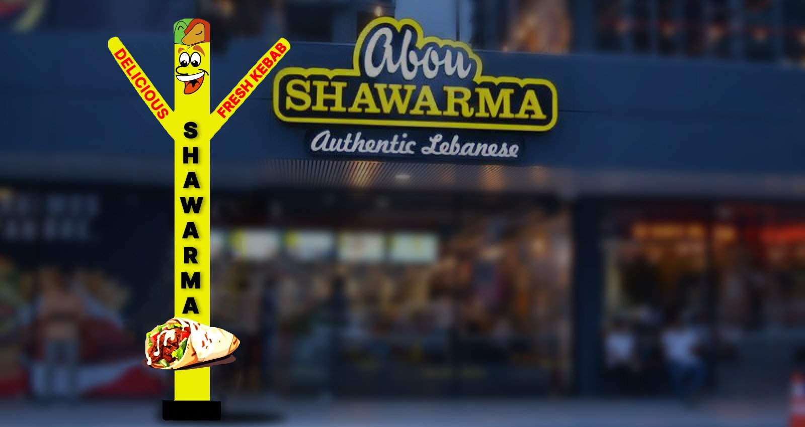 Shawarma Air Dancer Success