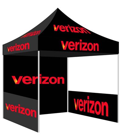 Verizon Advertising Tent