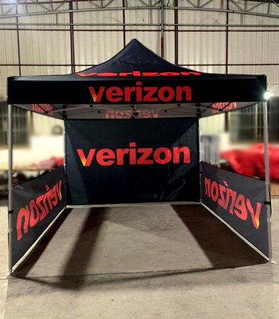 Verizon Advertising Tent