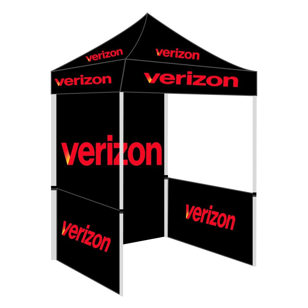 Verizon Pop Up Advertising Tent