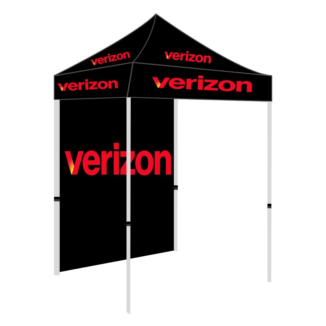 Verizon new logo Advertising Tent