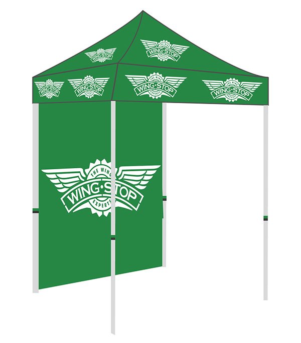 wingstop Pop Up Advertising Tent