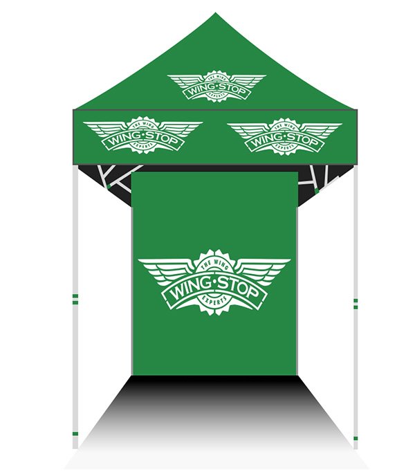 wingstop Pop Up Advertising Tent