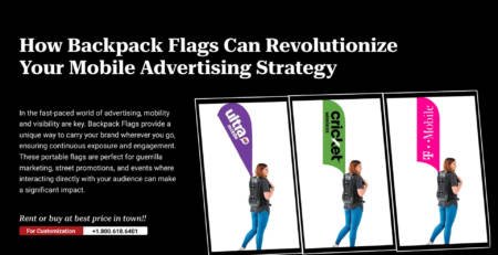 Buy Backpack Flags in USA & Canada