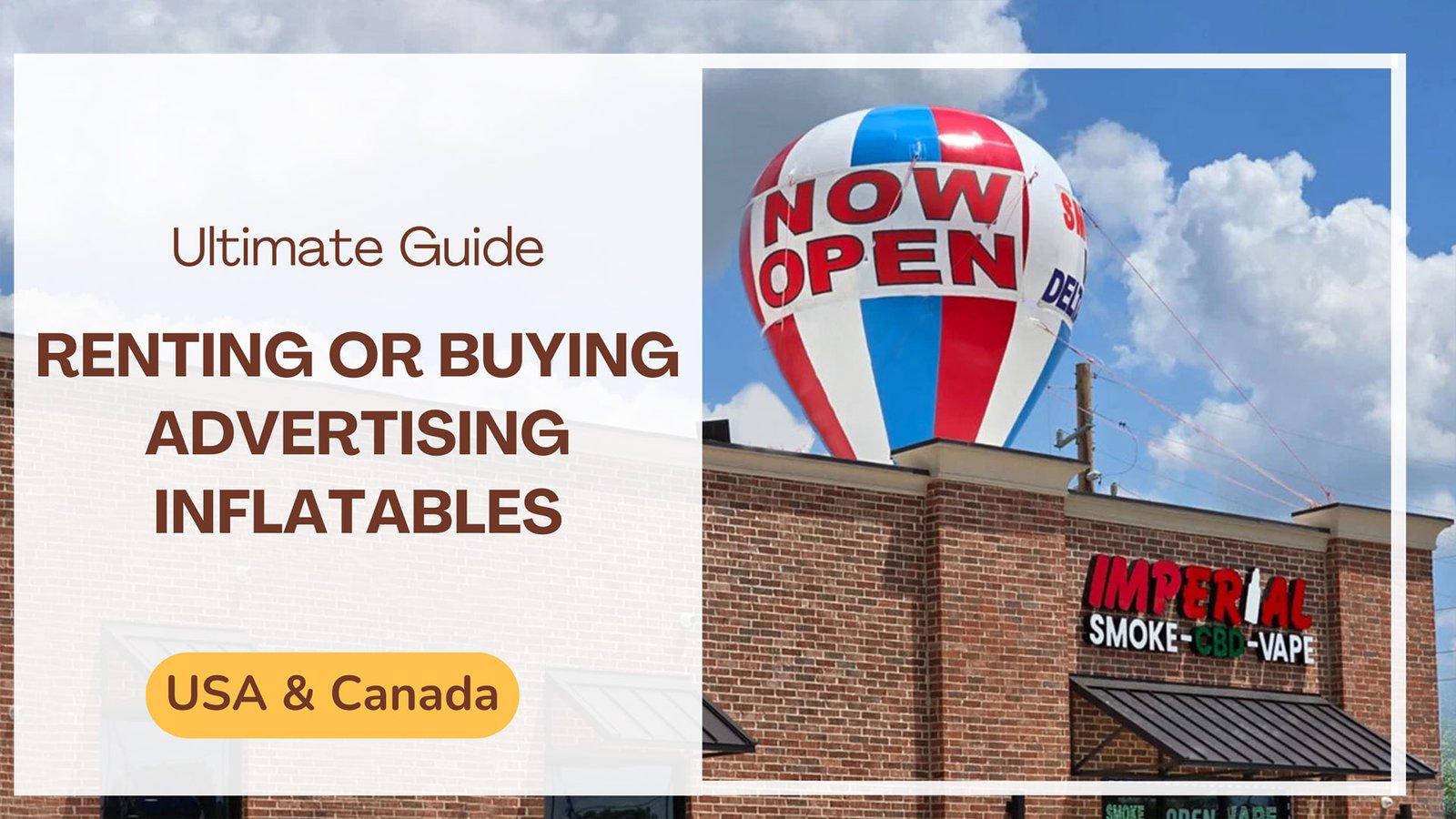 Custom Advertising Inflatables USA & Canada