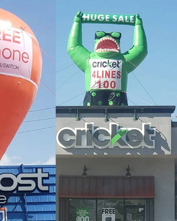 Giant Inflatable Rooftop Balloons