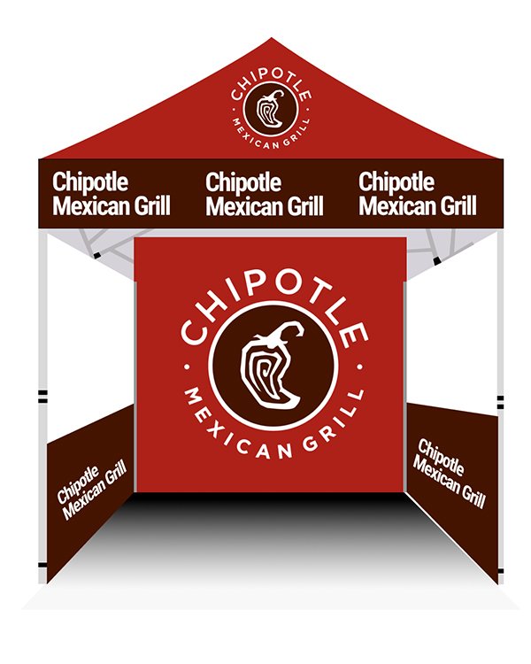 Chipotle Mexican Grill Canopy Tent