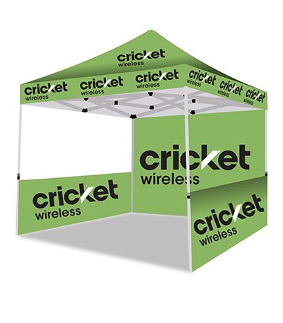 Cricket Wireless Pop Up Tent