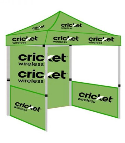 Cricket Wireless Pop Up Tent