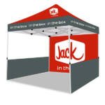 Jack in the Box Advertising Tent