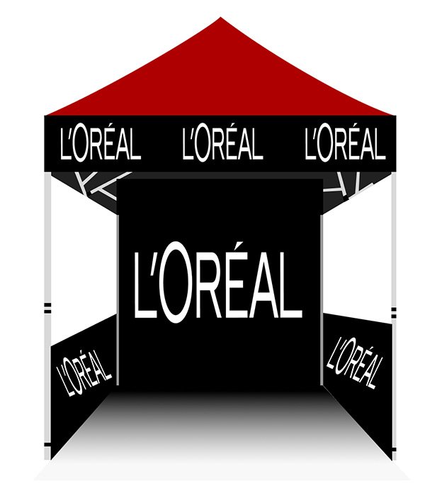 L'Oréal Advertising Canopy Tent