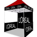 L'Oréal Advertising Canopy Tent