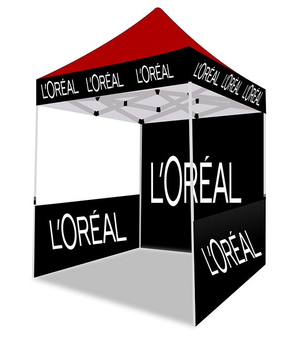 L'Oréal Advertising Canopy Tent