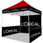 L'Oréal Advertising Pop Up Tent