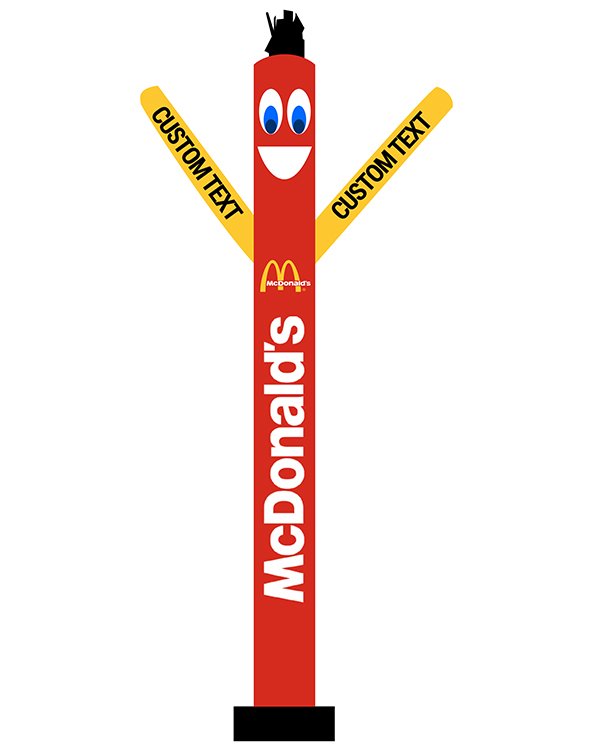 Mcdonald's Custom Text Air Dancer