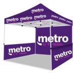 Metro by T Mobile Advertising Tent